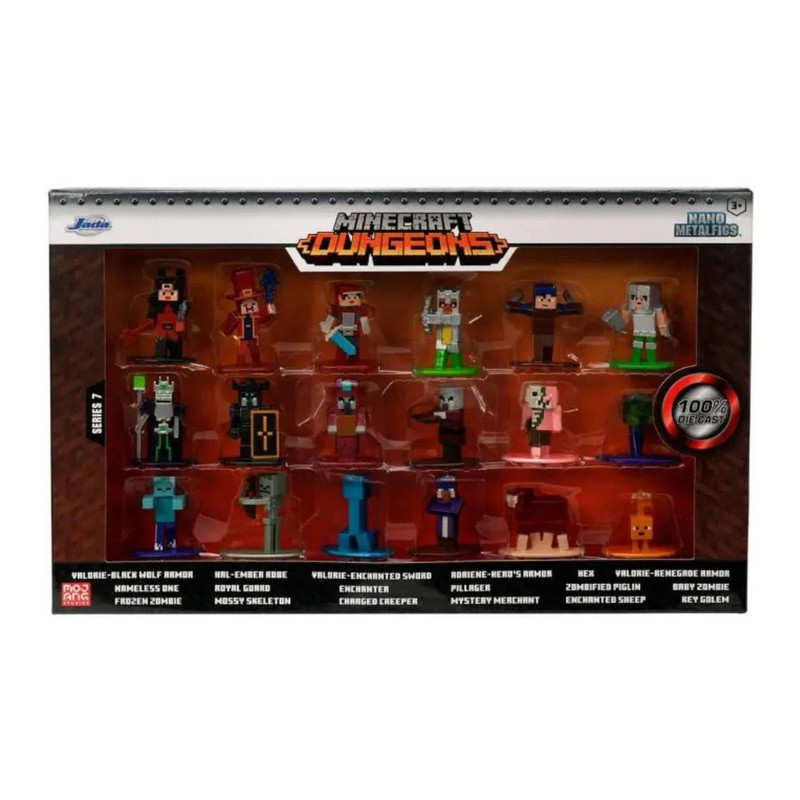 Minecraft Multi Pack Nano Dungeons Die-Cast Series 7 Figures - ألعاب